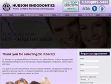 Tablet Screenshot of hudsonendodontic.com